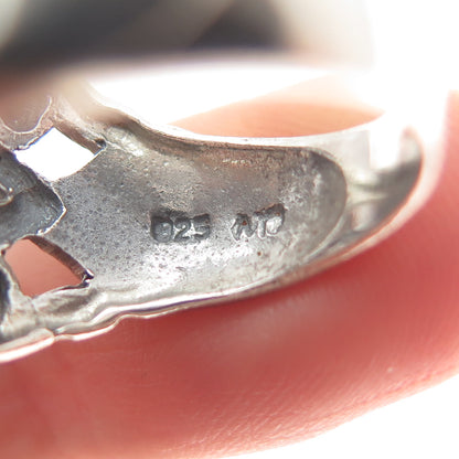 CHARLES WINSTON 925 Sterling Silver Vintage Celtic Ring Size 8