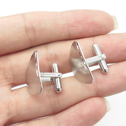 P.R.K. 925 Sterling Silver Vintage Engraved Cufflinks