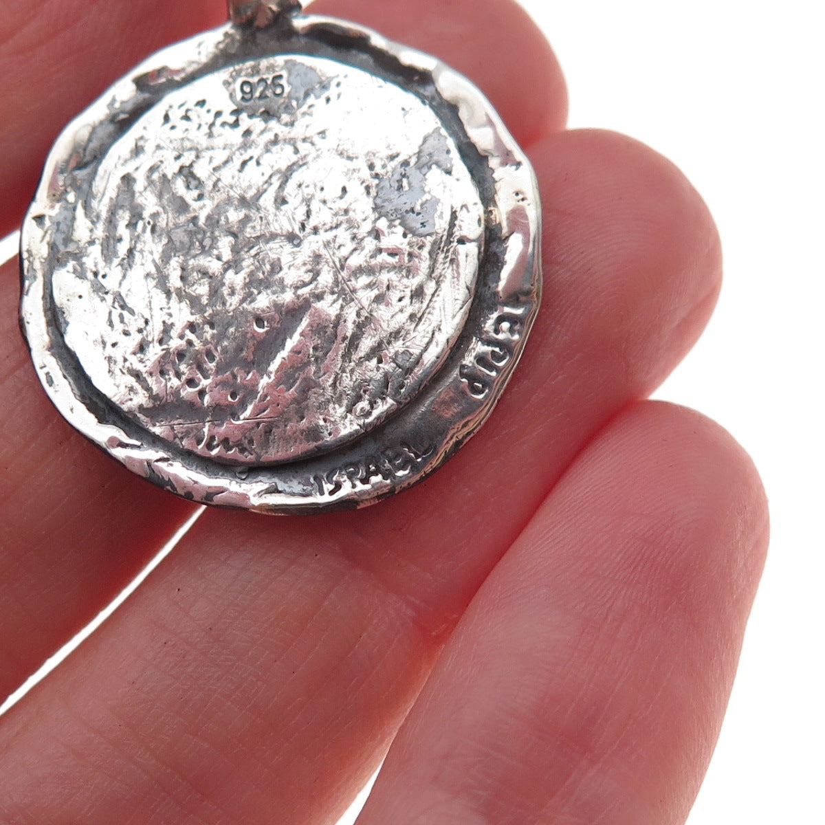 Didae 925 Sterling Silver Vintage Israel Roman Coin Charm Pendant