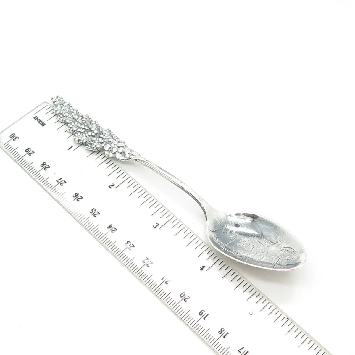 925 Sterling Silver Vintage Reed & Barton Harlequin "Nebraska" State Spoon