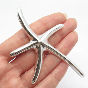 925 Sterling Silver Vintage Mexico Starfish Pin Brooch