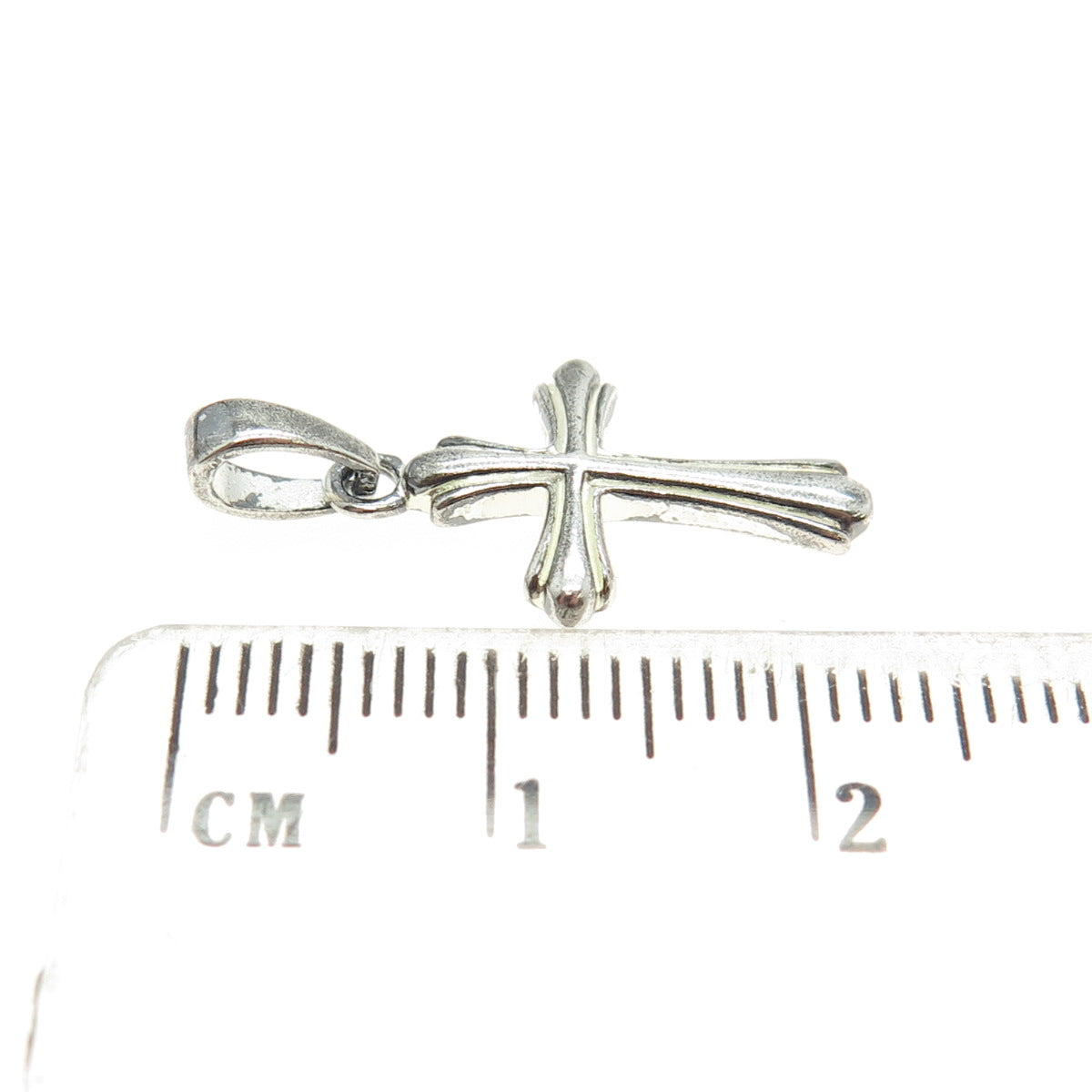 925 Sterling Silver Vintage Cross Pendant