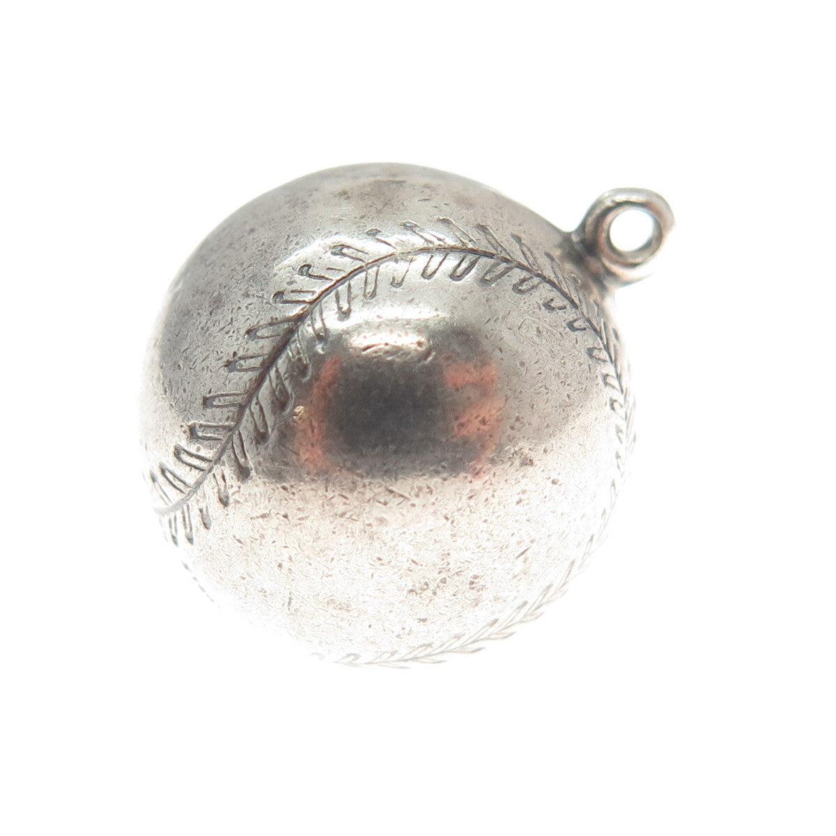 925 Sterling Silver Antique "Legion Runner Up 1947" Baseball Minimalist Pendant