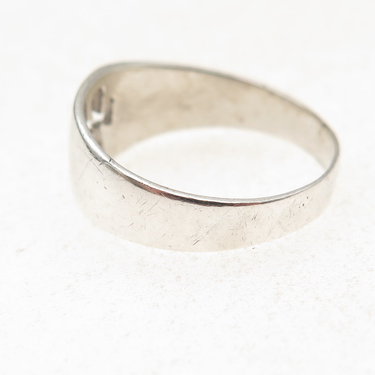 Joseph Schmid 925 Sterling Silver Vintage Cross Religious Ring Size 11