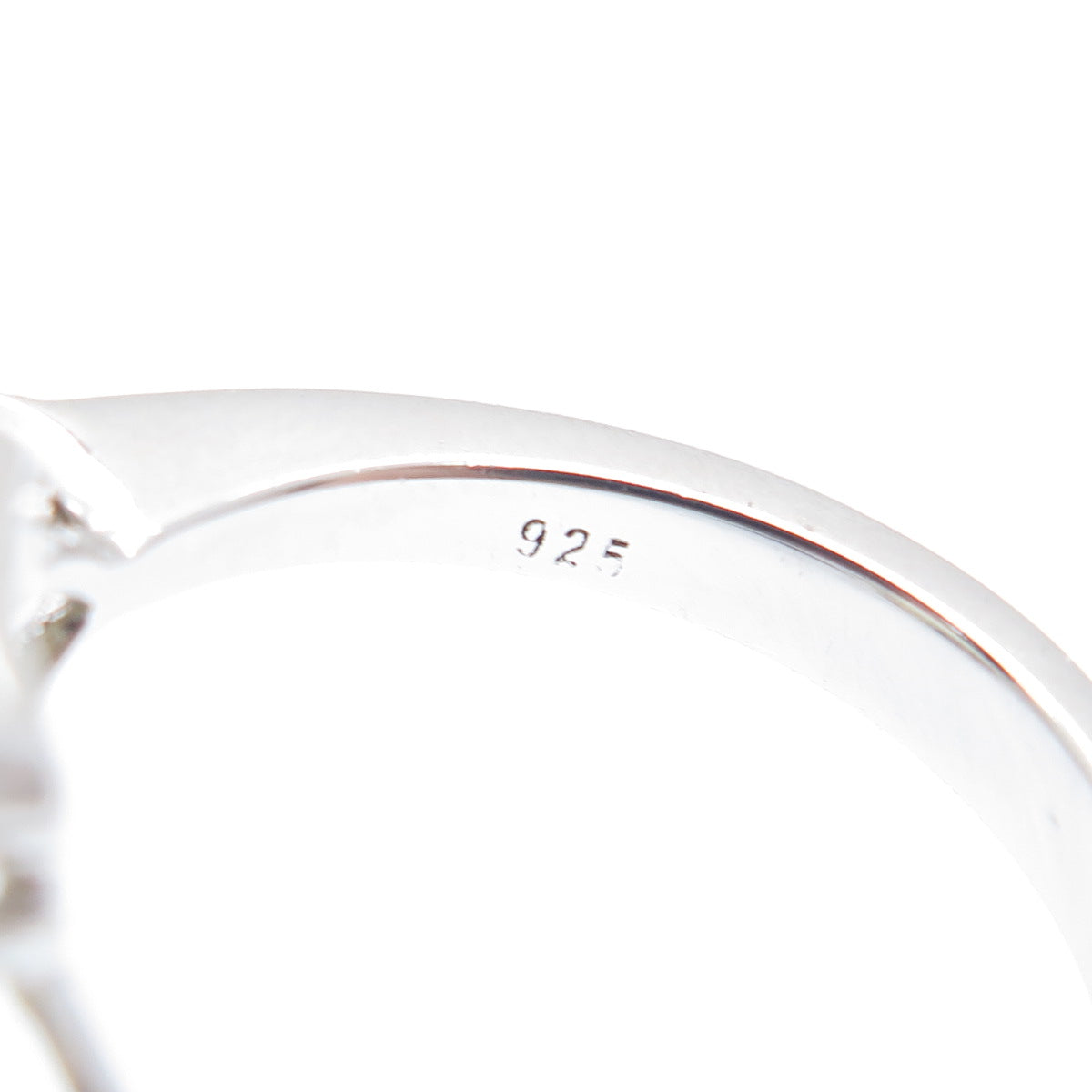 DSMK 925 Sterling Silver Canary & White Multi-Cut C Z Ring Size 6.25