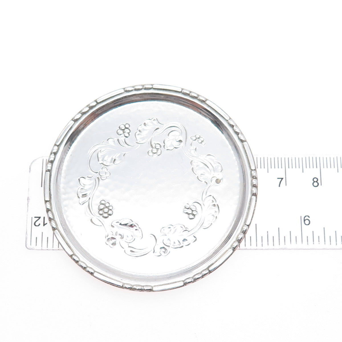 Georg Jensen Wendel 925S Sterling Silver Antique Art Deco Denmark Butter Pat 51A