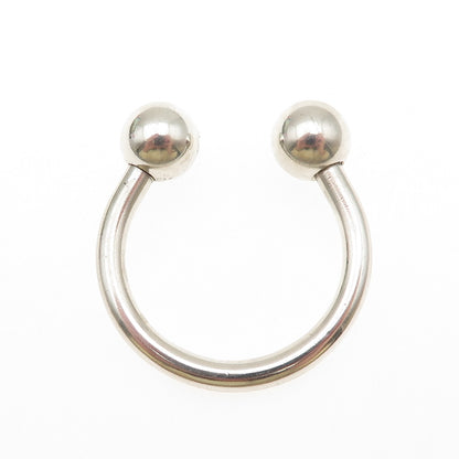 TIFFANY & CO. 925 Sterling Silver Vintage 2001 Screw Ball Key Ring