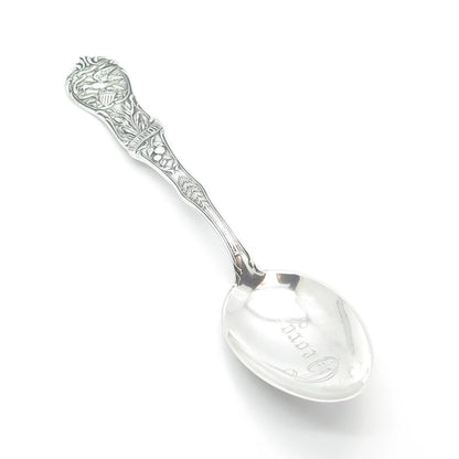 925 Sterling Silver Antique Watson States & Cities "Illinois" Demitasse Spoon