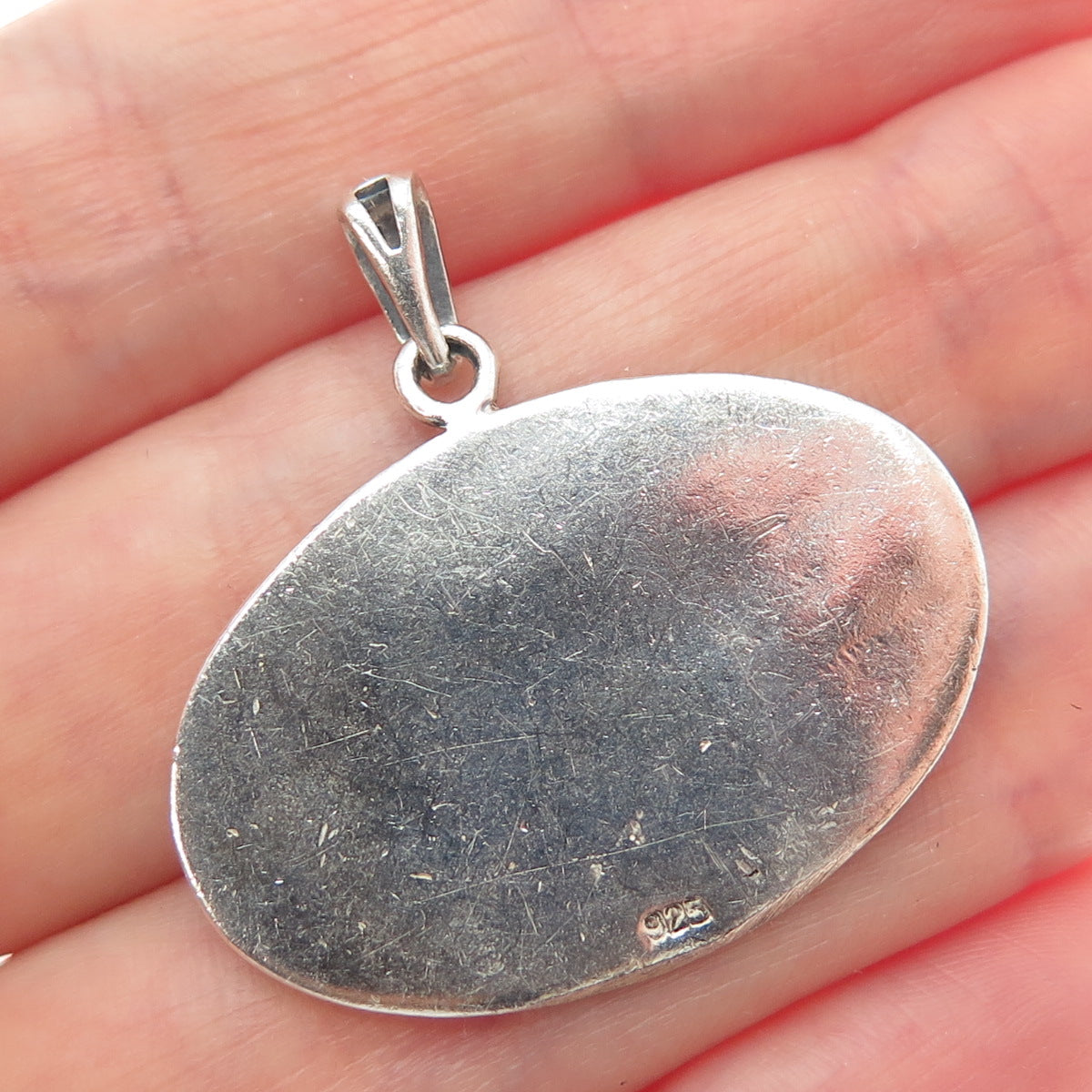 925 Sterling Silver Vintage Toninos Dolphin Oxidized Charm Pendant