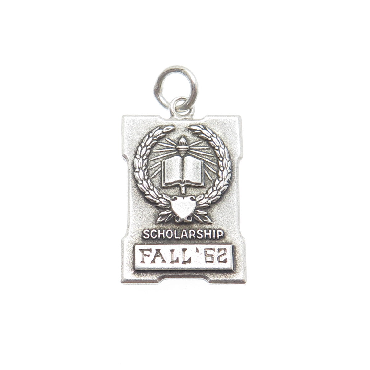 925 Sterling Silver Vintage Alpha Delta Pi Crest Scholarship Award Charm Pendant