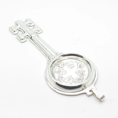 925 Sterling Silver Vintage Reed & Barton Circa 1880 Wine Tasters Key Pendant