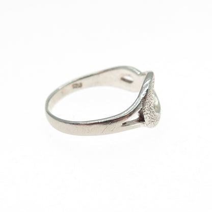 CHARLES WINSTON 925 Sterling Silver Vintage Infinity Symbol Ring Size 8