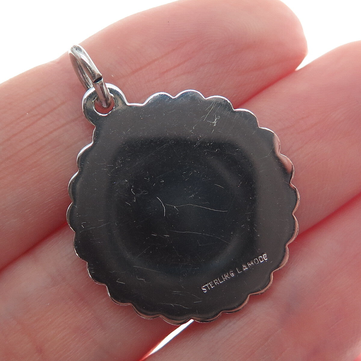 LAMODE 925 Sterling Silver Vintage Bridesmaid Charm Pendant