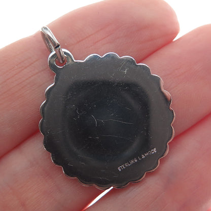 LAMODE 925 Sterling Silver Vintage Bridesmaid Charm Pendant