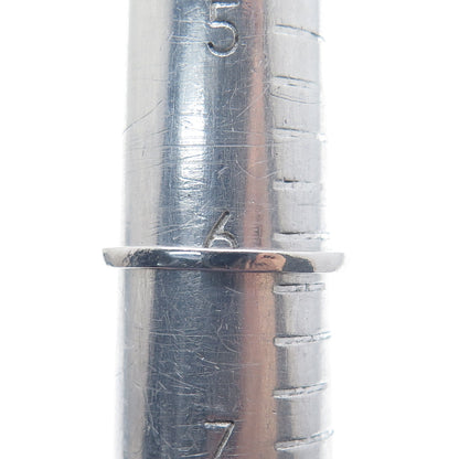 925 Sterling Silver Real Oval-Cut Green Amethyst & C Z Ring Size 6.25