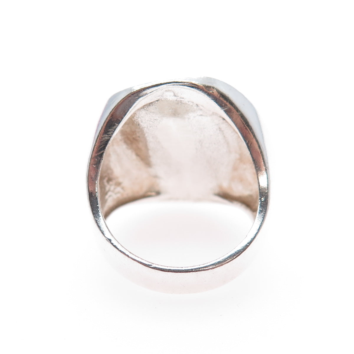 925 Sterling Silver Vintage Israel Modernist Ring Size 5.5