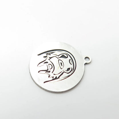 925 Sterling Silver USA Two In Town Dog Charm Pendant