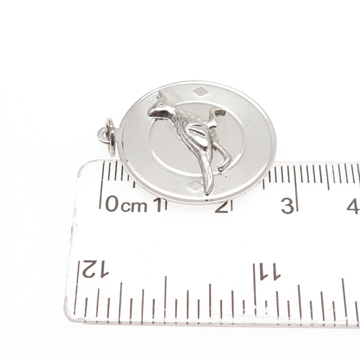 JAY POSON 925 Sterling Silver Vintage Roadrunner Charm Pendant