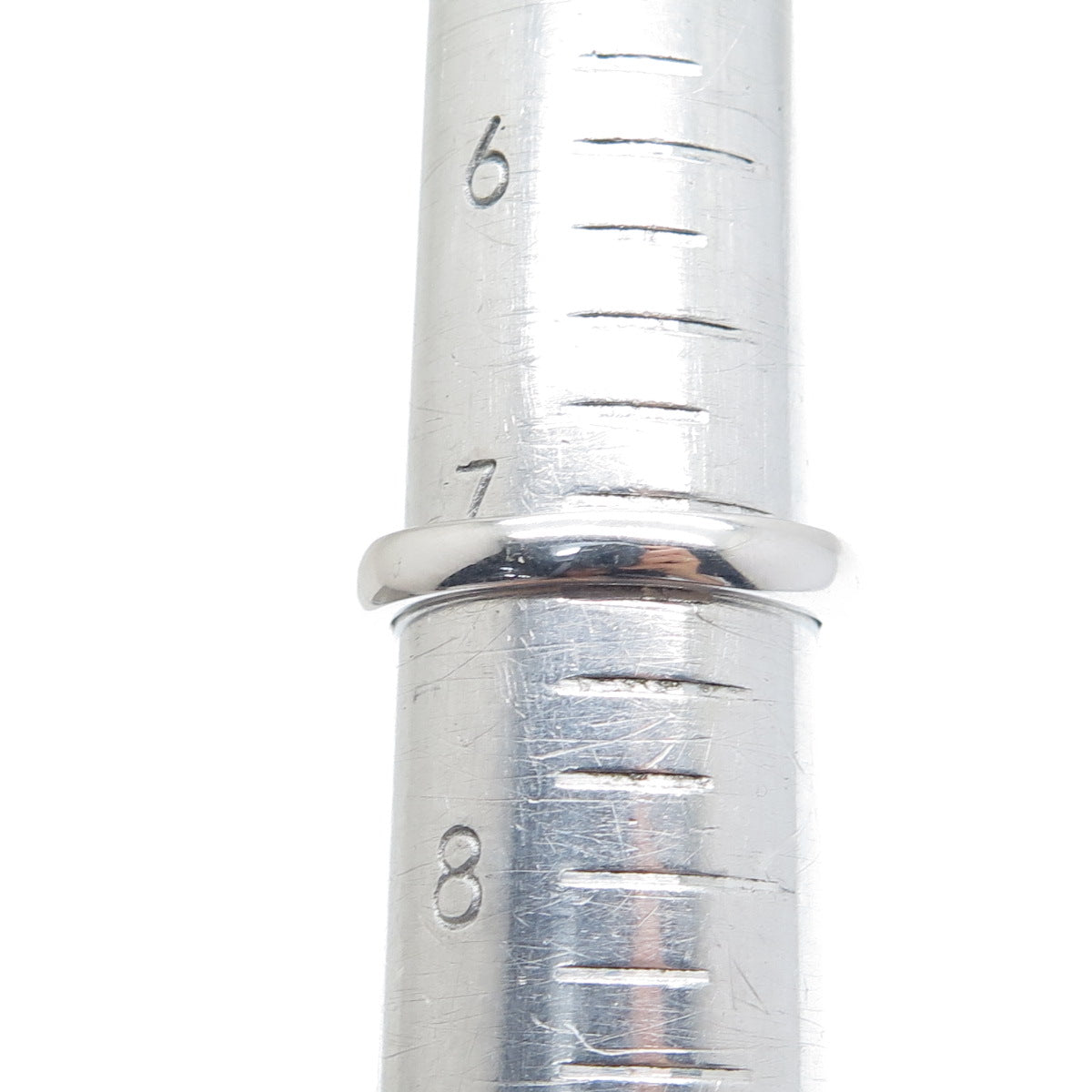 925 Sterling Silver Round-Cut C Z Engagement Ring Size 7.25