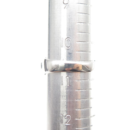 925 Sterling Silver Vintage Real Black Onyx Oxidized Ring Size 10.75