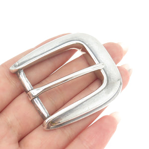 PATRICIA VON MUSULIN 925 Sterling Silver Vintage Modernist Belt Buckle