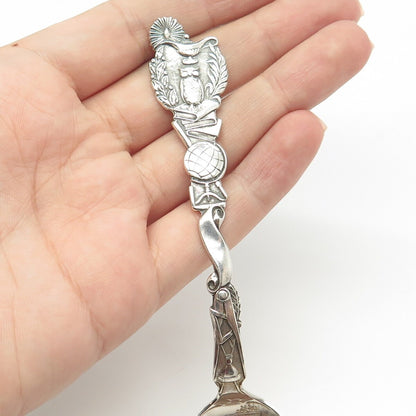925 Sterling Silver Antique Art Deco Bangor High School Lunt States Cities Spoon