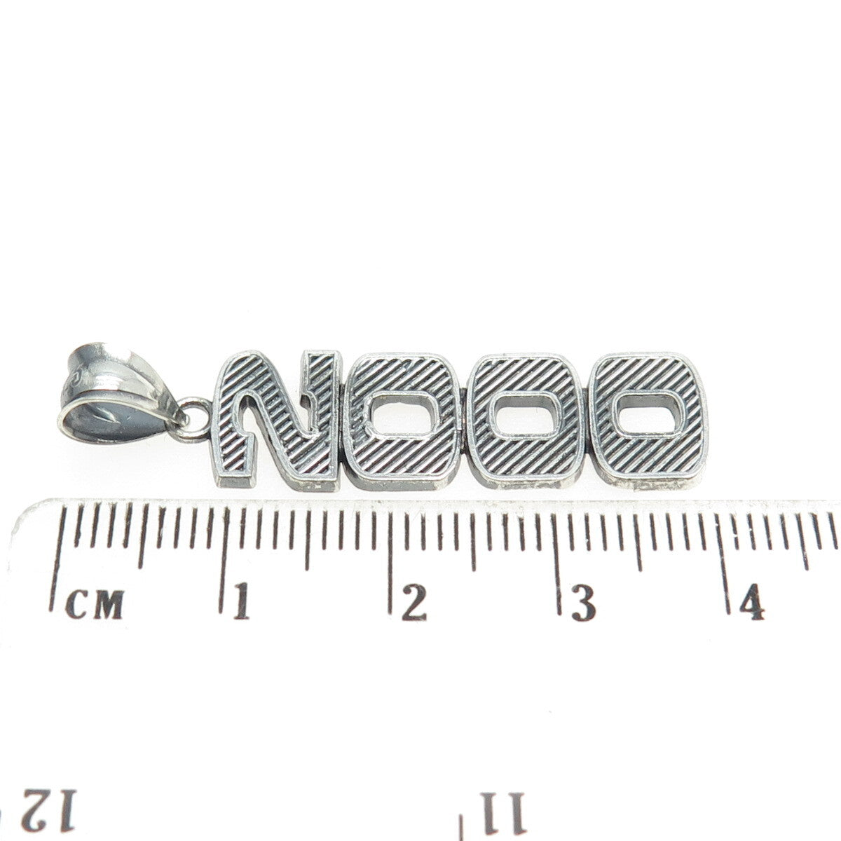 925 Sterling Silver "2000" Pendant