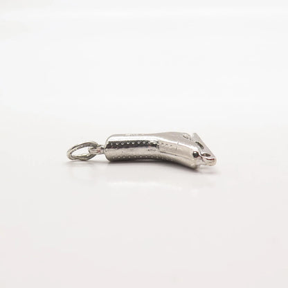 925 Sterling Silver Vintage Ice Skating Shoe Charm Pendant