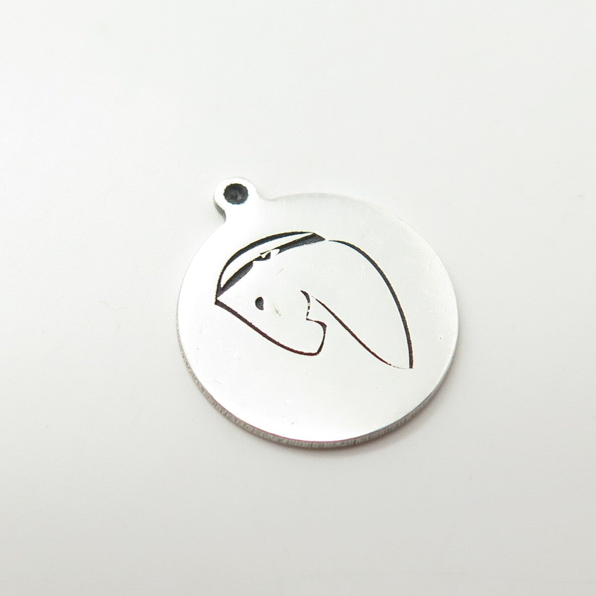 925 Sterling Silver USA Two In Town Horse Charm Pendant