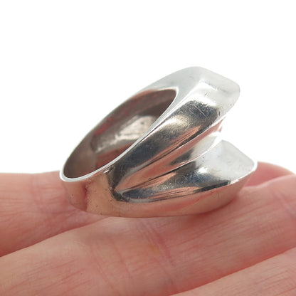ESPO JOSEPH ESPOSITO 925 Sterling Silver Vintage Modernist Ring Size 7.25