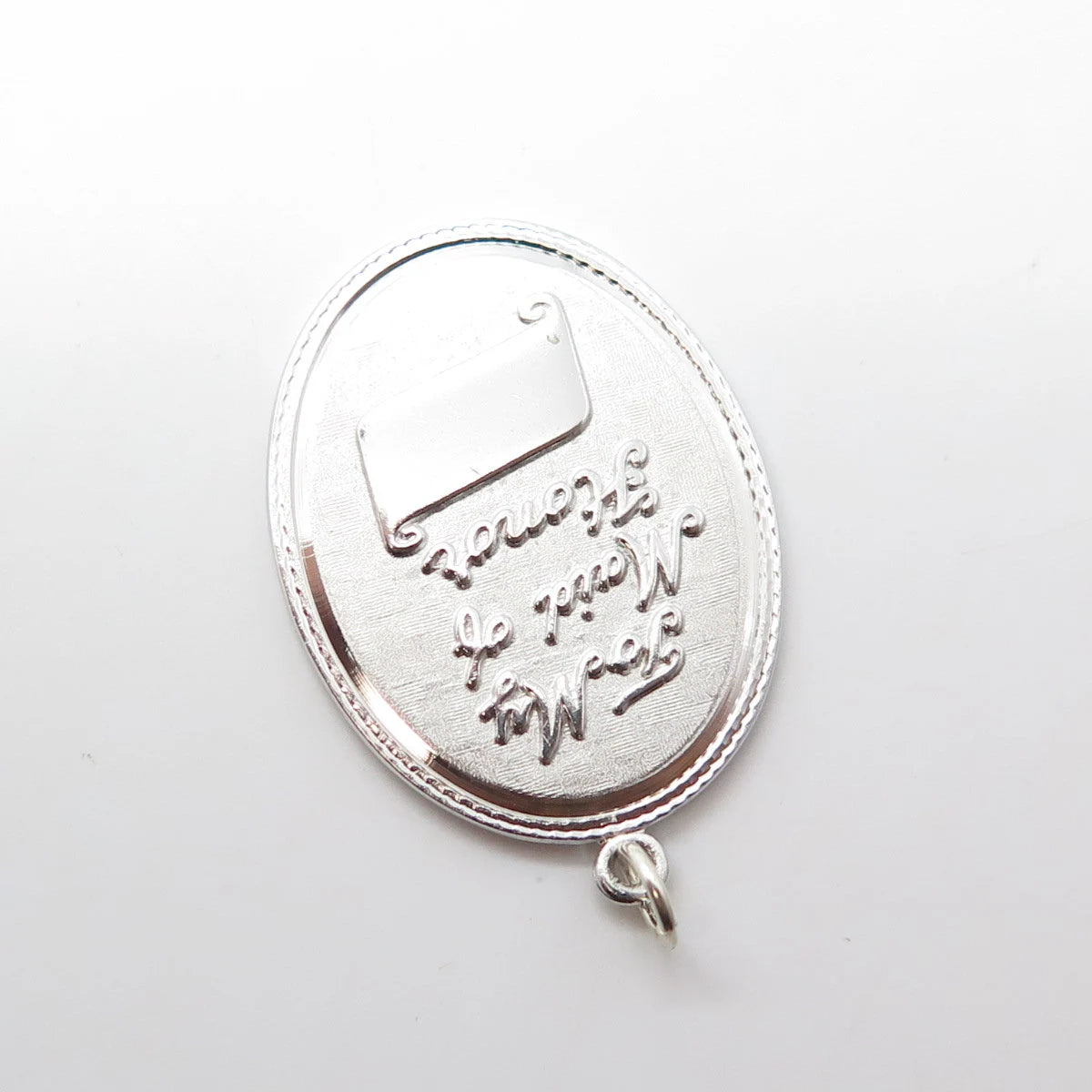 925 Sterling Silver Vintage Griffith & Sons Co "To My Maid of Honor" Pendant