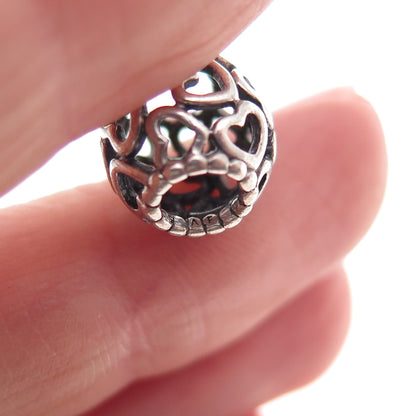 Pandora 925 Sterling Silver Open Your Heart Slide Bead Charm