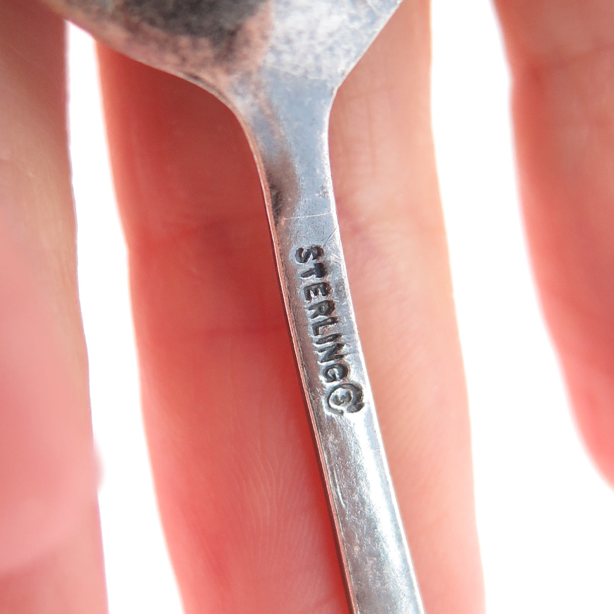 CARON BROS 925 Sterling Silver Antique Art Deco Vancouver Canada Coffee Spoon