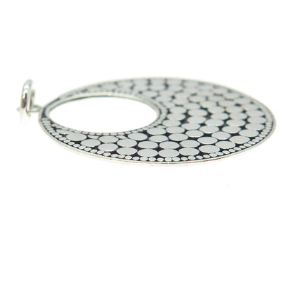 925 Sterling Silver Vintage Ethnic Dots Pendant