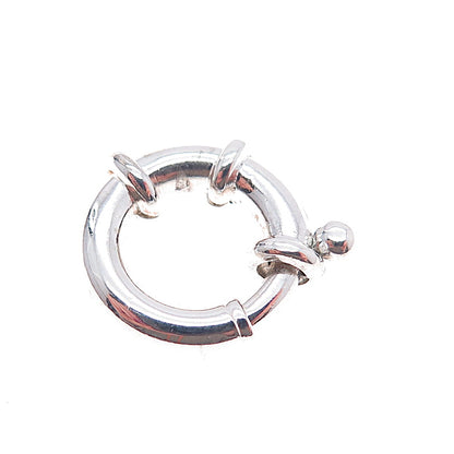 925 Sterling Silver Vintage Bracelet / Necklace Spring Ring Lock Clasp
