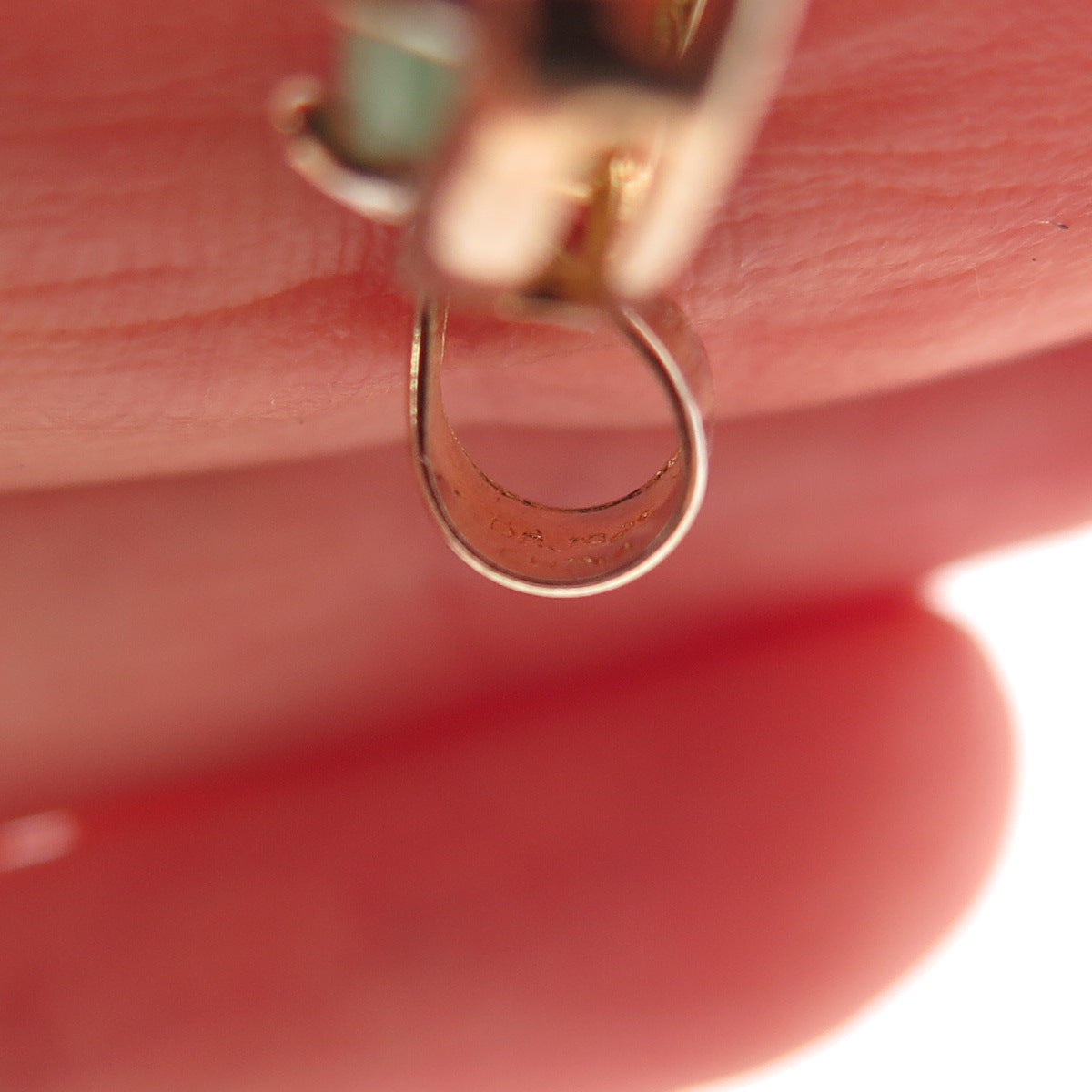 Dee Berkle 925 Sterling Silver Gold Plated Real Diamond & Emerald Charm Pendant