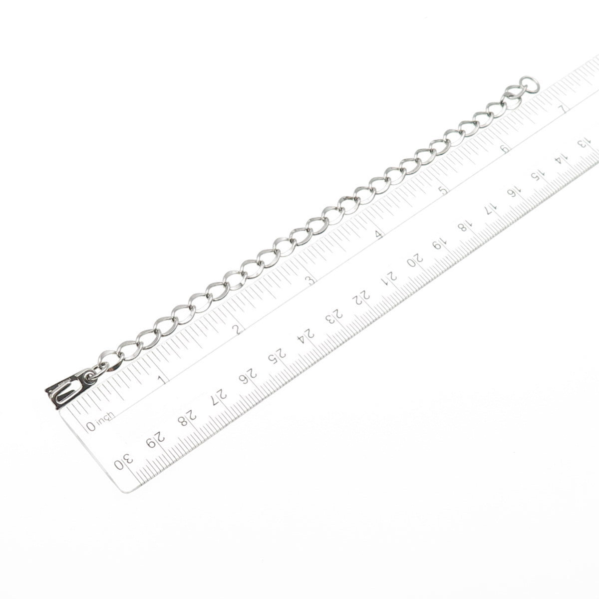 925 Sterling Silver Vintage Curb Link Bracelet 6.75"