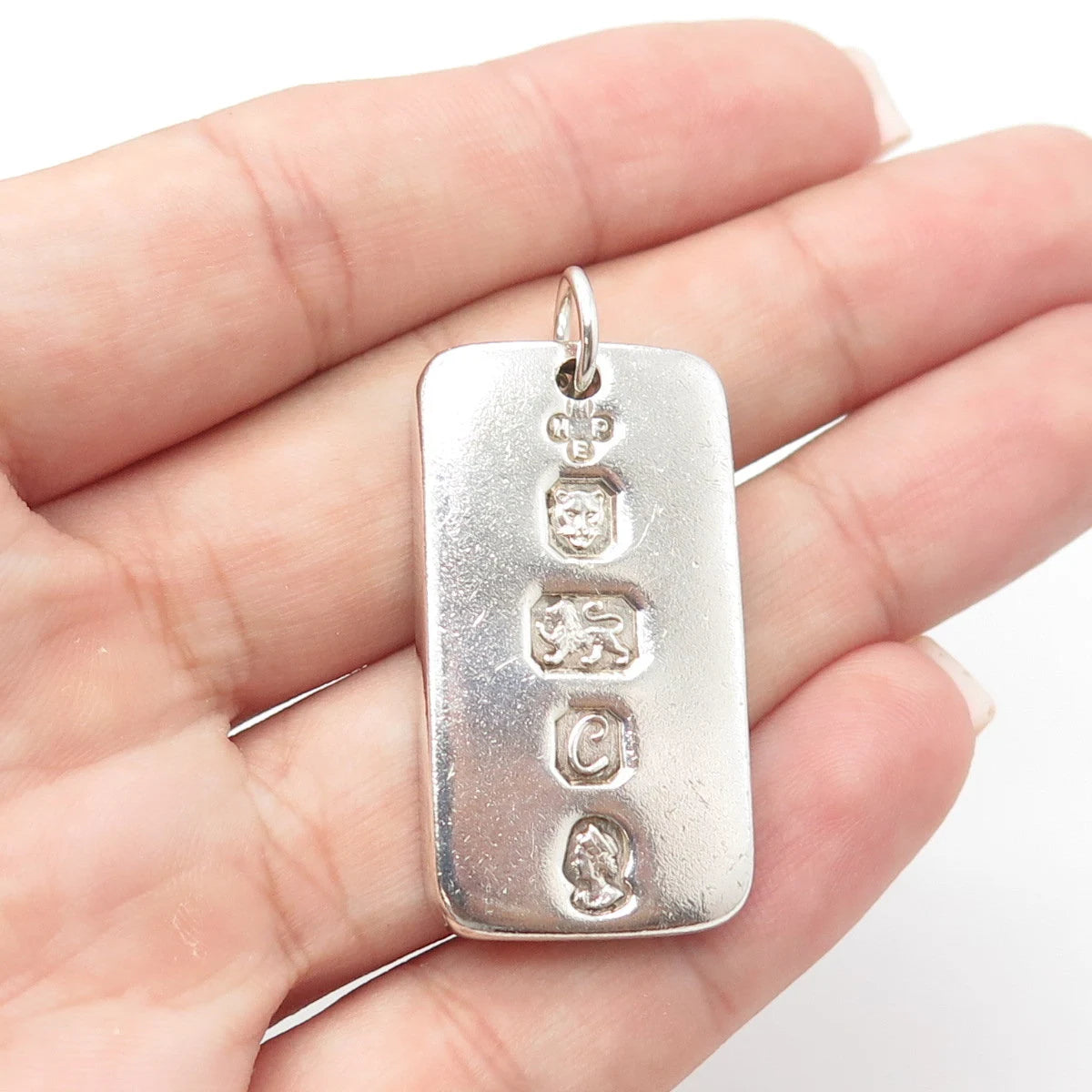925 Sterling Silver Vintage London 1977 MHPE Inglot Pendant