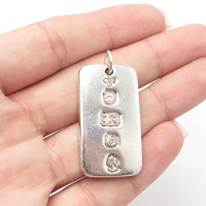 925 Sterling Silver Vintage London 1977 MHPE Inglot Pendant