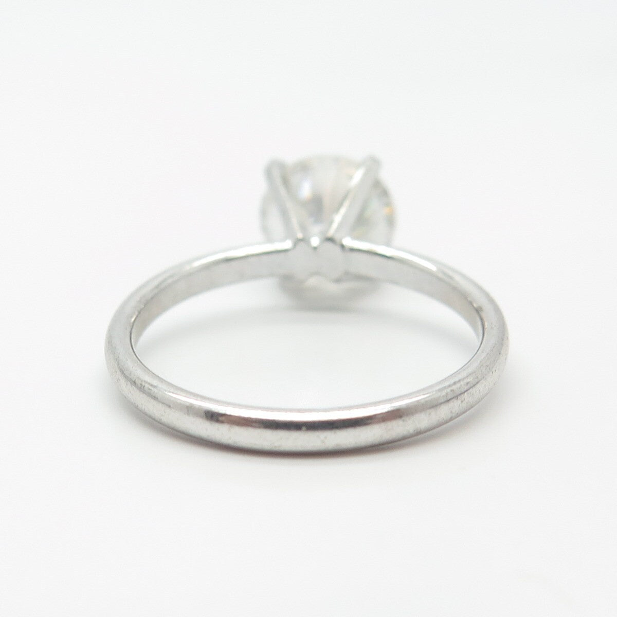 925 Sterling Silver Vintage S. P. Lindwold C Z Ring Size 7