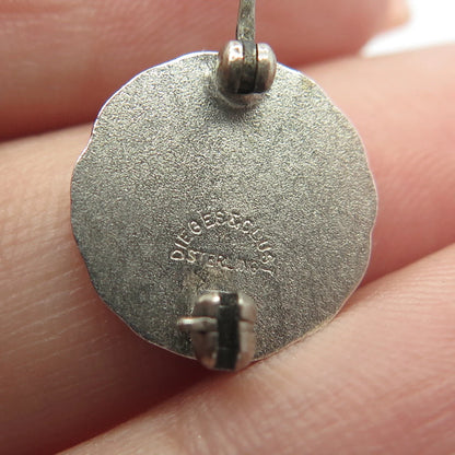 925 Sterling Silver Vintage Dieges & Clust "Uniformity Purity Efficacy" Brooch