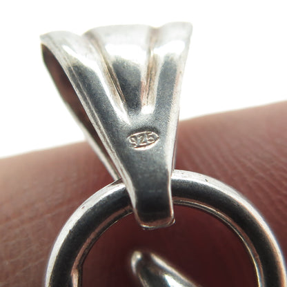 925 Sterling Silver Vintage Italy Starfish Pendant
