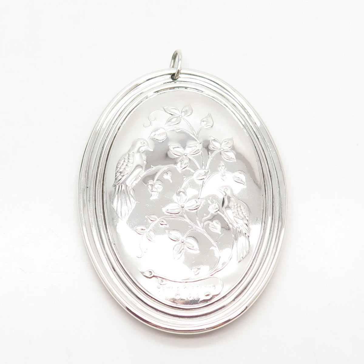 925 Sterling Silver Vintage Towle 1972 Cross Floral Ornament