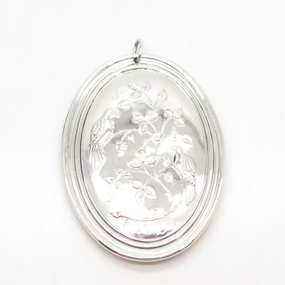 925 Sterling Silver Vintage Towle 1972 Cross Floral Ornament