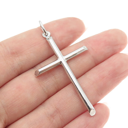 925 Sterling Silver Vintage Italy Cross Religious Pendant