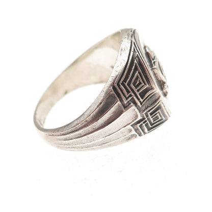 L.G. Balfour 925 Sterling Silver Antique Heights High School Ring Size 11