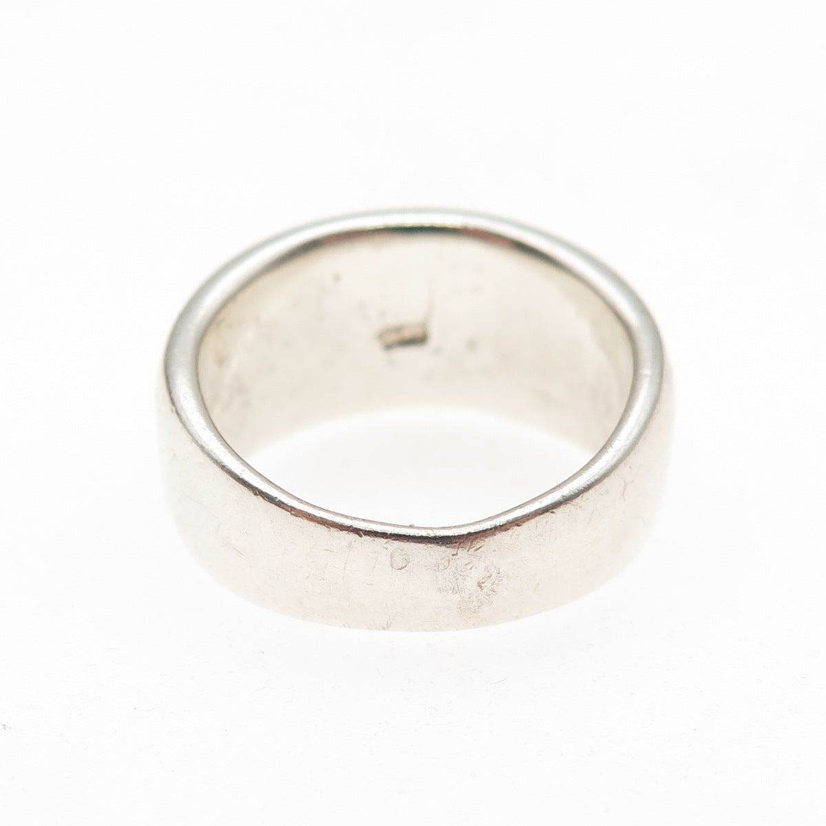 925 Sterling Silver Vintage Irish Claddagh Oxidized Ring Size 5.75