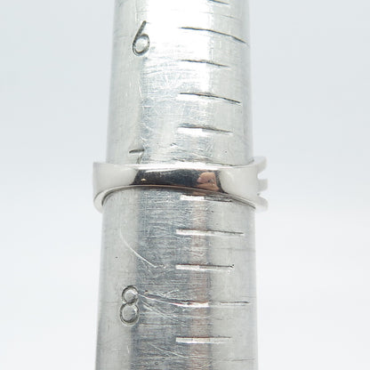 925 Sterling Silver Pave C Z Ring Size 7.25