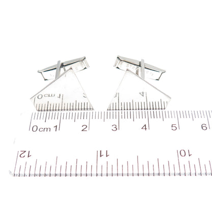 925 Sterling Silver Vintage T2 Modernist Cufflinks