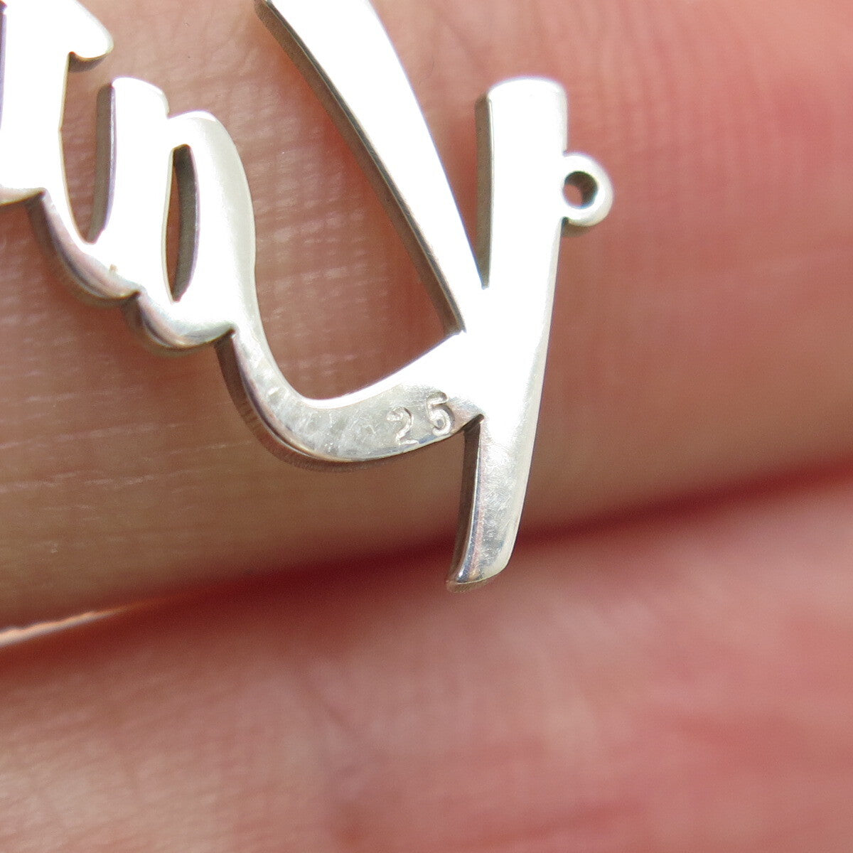 925 Sterling Silver "Katerina" Personalized Centerpiece Pendant